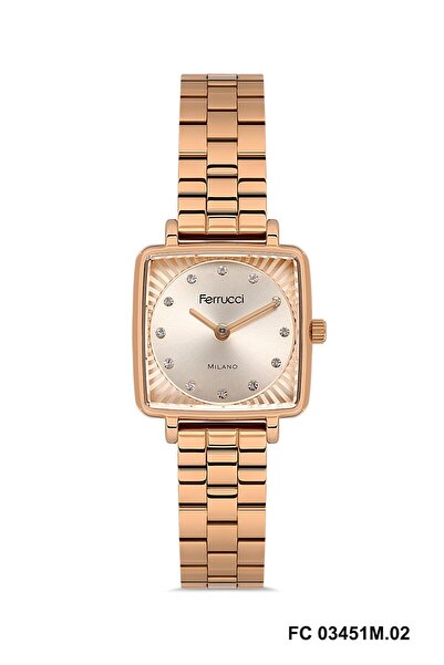 Ferrucci ساعة يد نسائية FERRUCC FC 03451M.02 من الفولاذ