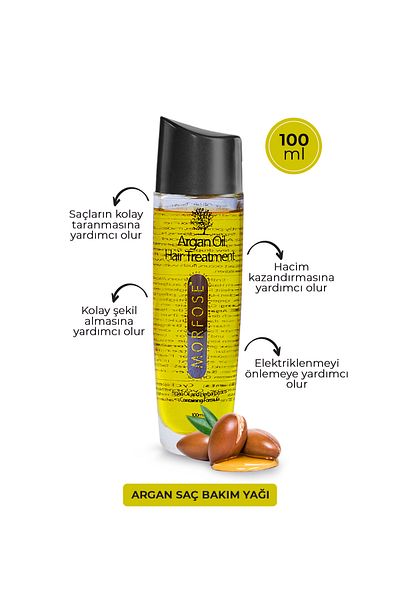 Morfose Anti-Frizz Argan Oil That Makes Volume and Makes It Easy to Shape 100 ml
