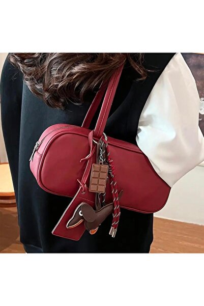 TOPLINE Köpek ve Çikolatalı Kahverengi Çanta Charmı