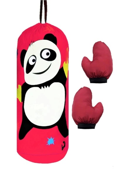 TOPRAK SPORT Pink Girl's Punching Bag - with Gloves Gift, Convenient at Home