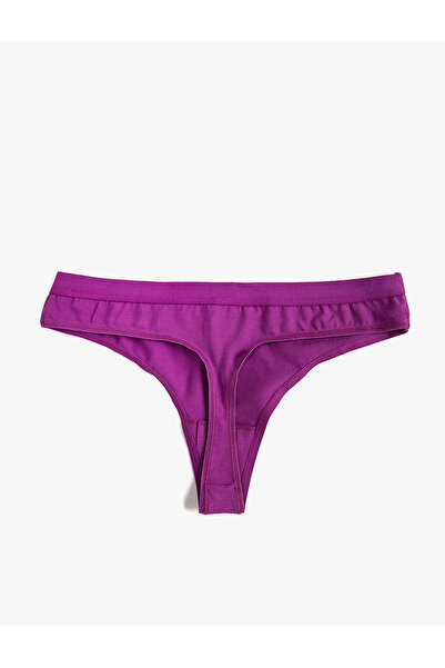 Koton Cotton String Panties Slogan Printed