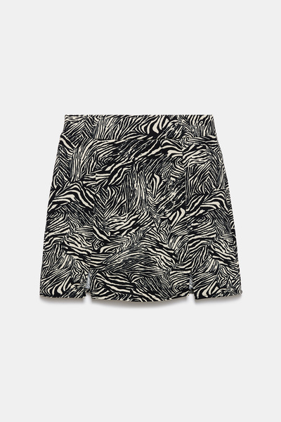 No Matter What Slit Mini Skirt