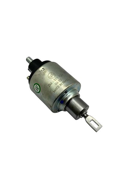 ZM 12v Marş Otomatiği Bosch Tipi Ince Gövde M6 Sağ (24 MM) (UZUN PİSTON)