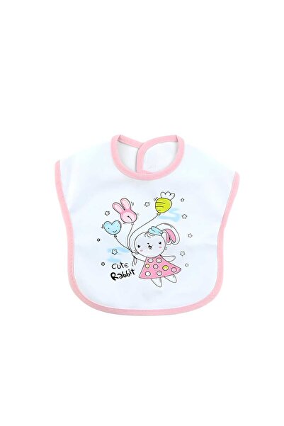 Gönül İşlerim Pink Sebi Baby Liquid Proof Bib - Large Size (Code: 001-8448)