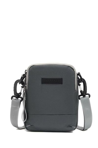 SMART BAGS Γκρι ανδρική τσάντα Messenger Smb8640
