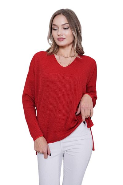 lavella Women's V-Neck Silvery Sweater 12815 Bgl-St04225