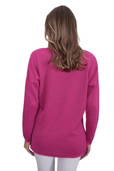 lavella Women's V-Neck Silvery Sweater 12815 Bgl-St04225