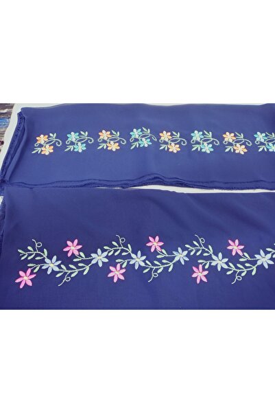 hoaryage Елегантна крепова тканина з вишуканим квітковим візерунком, покривало для молитви, весільна хустка без вишивки