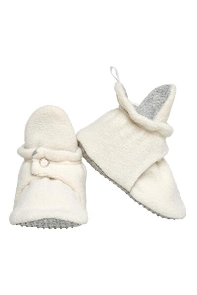 Petit Boom Kaydırmaz Tabanlı Polar Patik Kırık Beyaz