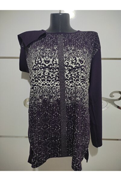 Asyese SEZON NOU DE VÂRSTA MEDIU BLUZĂ DE BUMBAC PIELE CU GÂT DE BICICLETĂ IM...