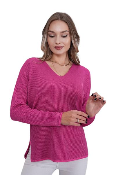 lavella Women's V-Neck Silvery Sweater 12815 Bgl-St04225
