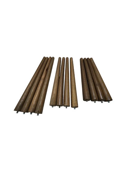 MASALL Set de 3 picioare din lemn. gura 39cm,44cm,49cm măsuță de cafea zigon, măsuță de cafea, scaun și bancă
