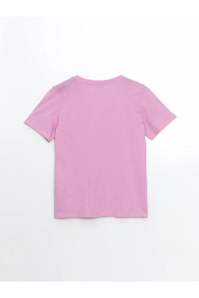 LC Waikiki Tricou de damă LCWAIKIKI Classic cu decolteu în V