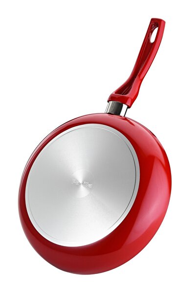TARIK HOME 30 cm Red Teflon Pan