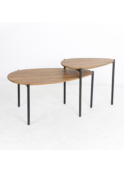 TrentonGCC Modern Nesting Coffee Tables – Set of 2