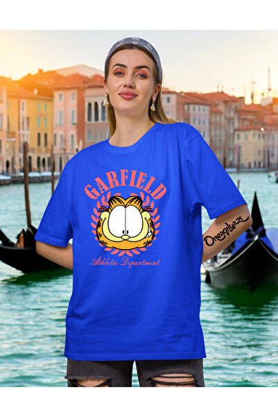 oneagılyazı Дамска тениска с голям размер и принт с пеперуди