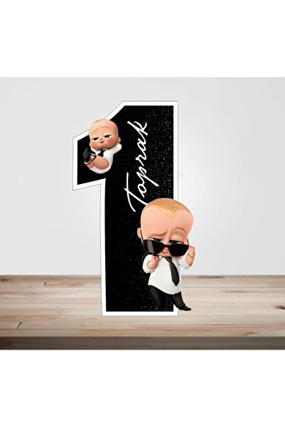 TURQUALY Baby Boss / Patron Bebek 1 Yaş Masa Üstü Ayaklı Pano