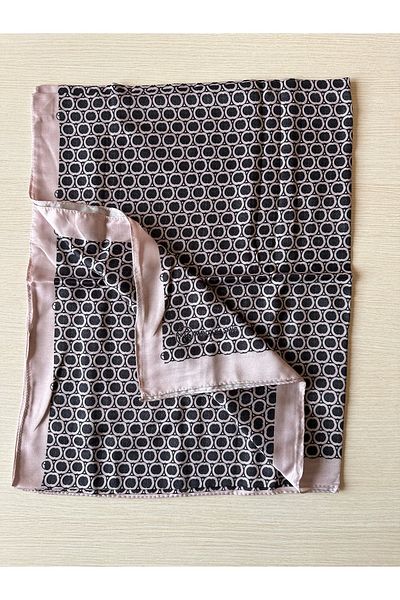 Modakaşmir Circle Mk Pattern Cotton Shawl