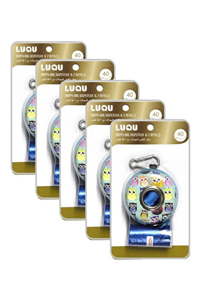 LUQU BABY Disposable Diaper Bag Refill Rolls With Nappy Bags Dispenser - Mult...