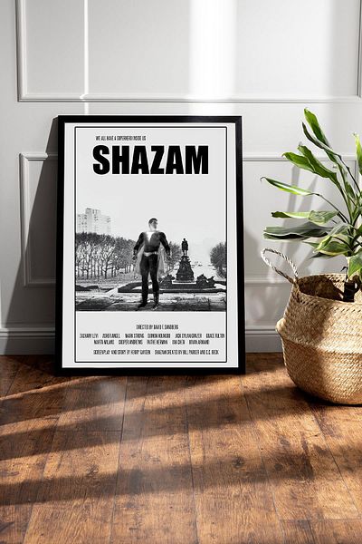 Saturn Pictură înrămată Shazam - Pictură poster Shazam Fim