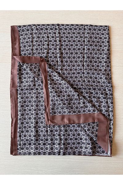 Modakaşmir Circle Mk Pattern Cotton Shawl