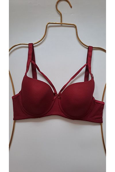 NARIYA Plus Size C Cup Gathering Bra - Casual Empty Cup Underwire Drawstring Gathering