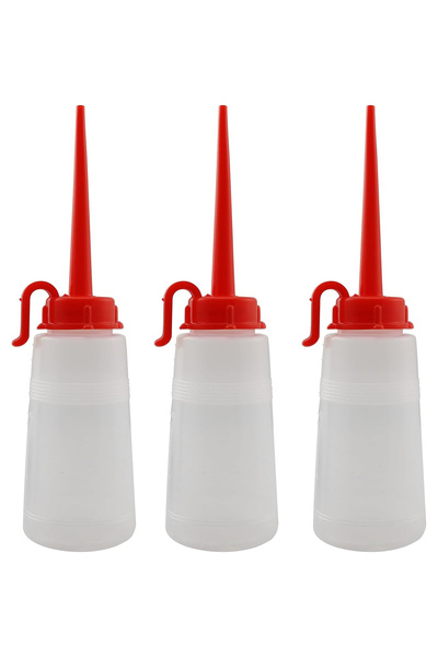 hodbehod 3 Adet Yumuşak Şeffaf Plastik Yağdanlık 160 ml