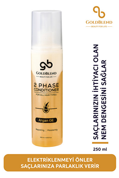 Gold Blend Çift Fazlı Argan Yağı İçeren Fön Suyu 250 ml