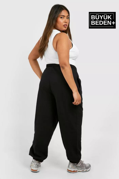 Superlife Women's Plus Size Leg Elastic Brooklyn Printed Slim Sweatpants Spr25Eak53