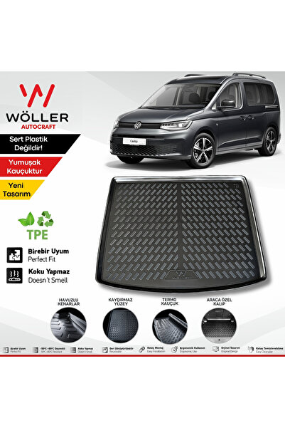 wöller Volkswagen Caddy Bagaj Havuzu 2021 Sonrası 3d Ultraflex Esnek