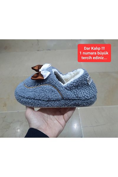 BRGL Women's Ultra Light Noiseless Non-Slip Plush Home Shoes with Fur Inside