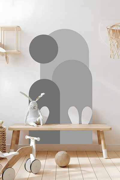 Grafikup Bohemian Oval 3-Piece Wall Sticker