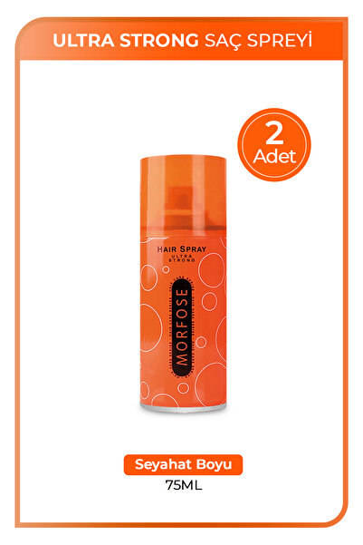 Morfose Ultra Strong Saç Spreyi 75 ml 2 Adet - Güçlü Tutuş