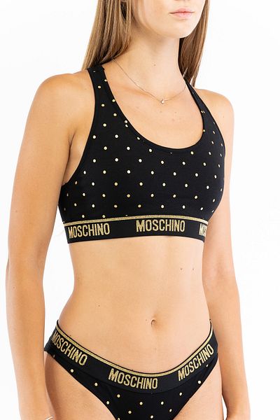 Love Moschino Αθλητικό σουτιέν MULTI BLACK για γυναίκες και κορίτσια