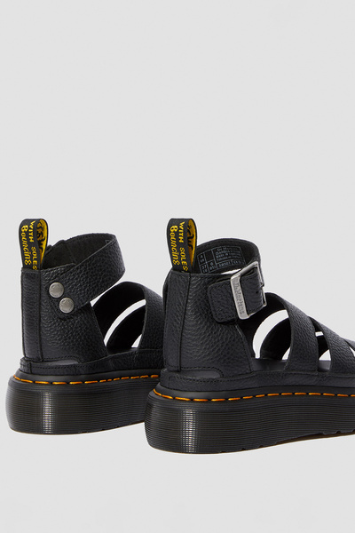 Dr. Martens Clarissa Ii Quad Černá frézovaná Nappa