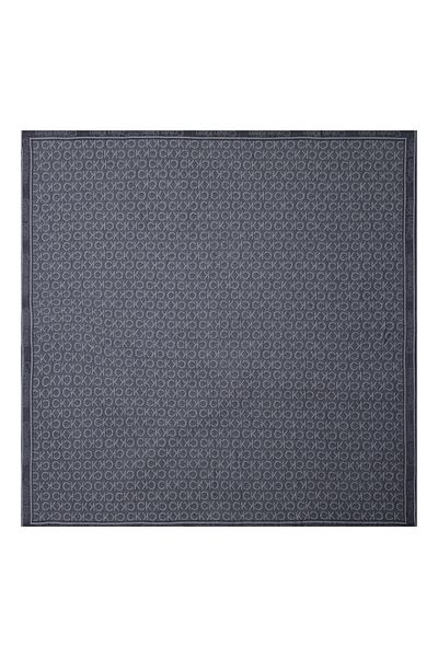 Calvin Klein Jacquard-Monogramm 120x120-Schal