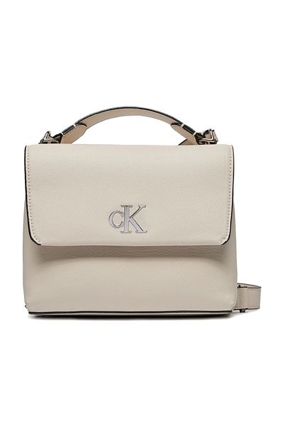 Calvin Klein Witte Monogram Handtas - Minimális kialakítás K60K 611868 CI2