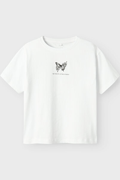 name ıt Helles weißes T-Shirt für Damen und Mädchen