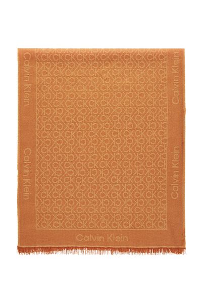 Calvin Klein Jacquard-Mono-Gramm-Schal – 40 x 180