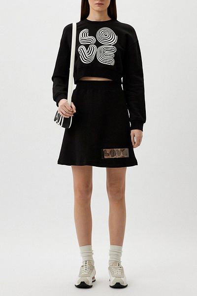 Love Moschino Black Sweatshirt for Women and Girls