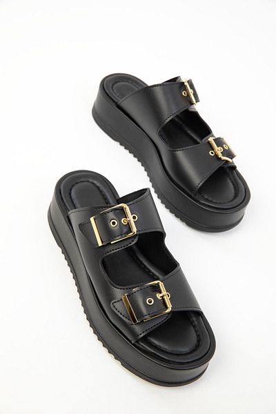 SOHO Women's Black Slippers 20251