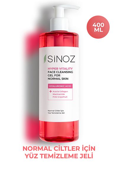 SİNOZ Gesichtsreinigungsgel für normale Haut, 400 ml