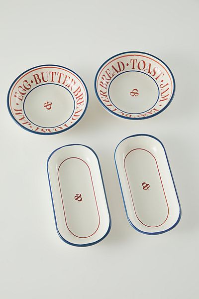 Trendyol Collection 4-Liter Ceramic Bowl/ Presentation Bowl Set 13-16cm Tphss25Tbk00007
