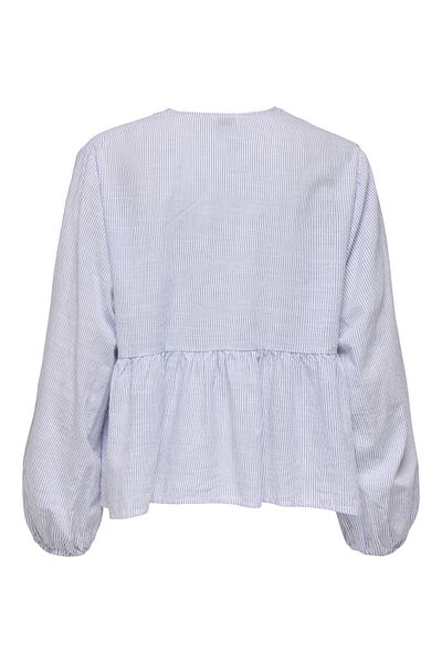 ONLY ONLSALERNO LS V-NECK TOP MOCH WVN
