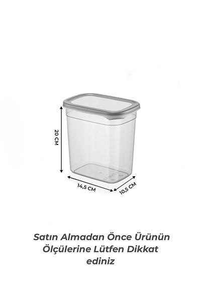 Kitchen Life 2 Large Size Rectangular Detergent Storage Box - 1800 ml - Detergent Set