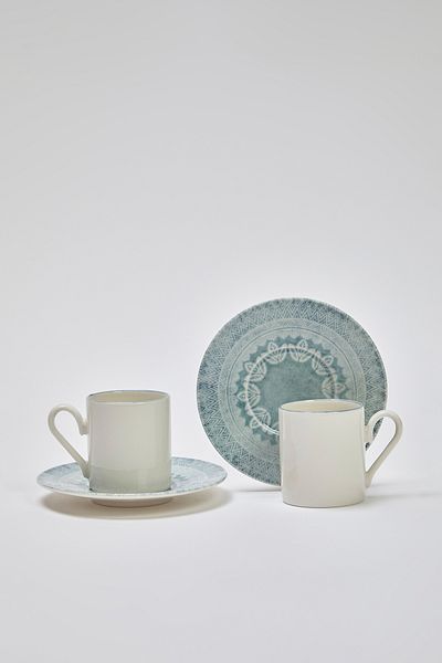 Trendyol Collection Green-Multicolor Set of 2 Coffee Cups