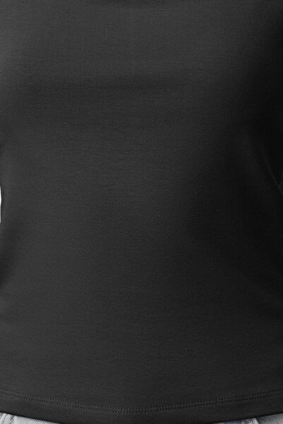 Trendyol Collection Anthracite Straps Regular Stretchy Knitted Undershirt Twoss24Al00024