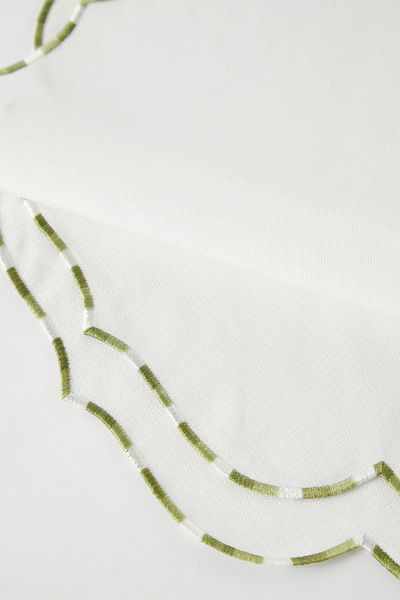 Trendyol Collection Weiß-grüner 2-teiliger amerikanischer Service