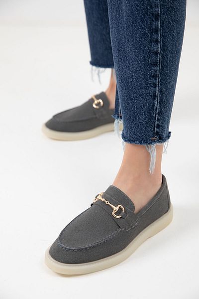 SOHO Damen-Freizeitschuhe aus geräuchertem Wildleder 20265