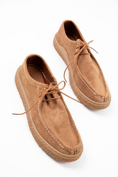 SOHO Dámské mokasínové boty Tan Suede 20261